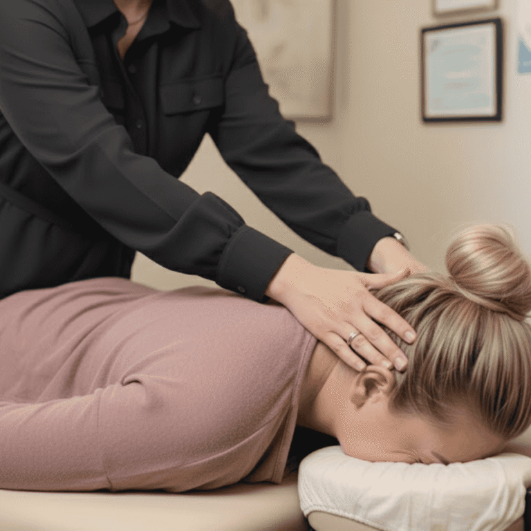 Sooner practicing Healing Touch on Head